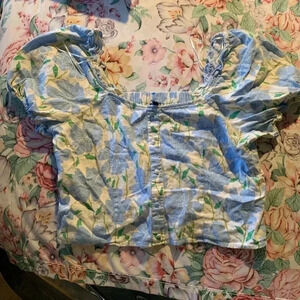 Who What Wear Women’s Short Sleeve Crop Top Size XL